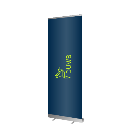 Roll-Up Budget | B 85 cm x H 200 cm | einseitig bedruckt