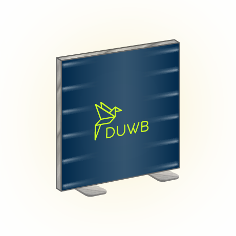 Textilspannrahmen LED freistehend | B 200 cm x H 200,5 cm | bedruckt